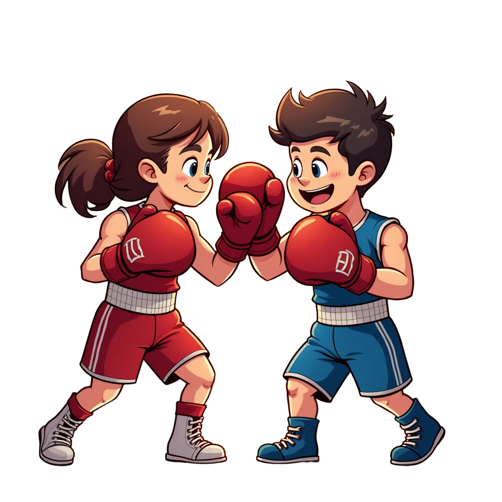 Friendly Boxing Match